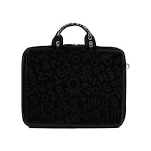 United Colors Of Benetton Benetton Logo Siyah Abs Unisex Laptop & Evrak Çantası Bnte50 Siyah Abs