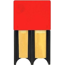 D\'addario Sib Klarnet Soprano Ve Alto Saksafon Kamışı Kutusu - Kırmızı