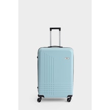 Defacto Unisex Sert Kapaklı Çekçekli Küçük Valiz H2404axnsbe828 Mavi-be828