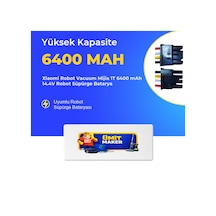 Xiaomi Robot Vacuum Mijia 1t 6400 Mah 14.4v Robot Süpürge Batarya