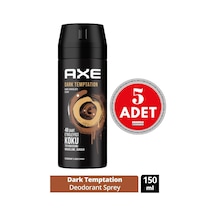 Erkek Deodorant & Bodyspray Dark Temptation 48 Saat Etkileyici Koku 150 Ml 5 Adet