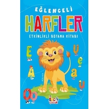 Eğlenceli Harfler - Etkinlikli Boyama Kitabı- Bıcırık Yayınları