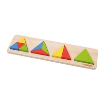 1018-Skc Chiva. Parça Bütün Üçgen - Ahşap