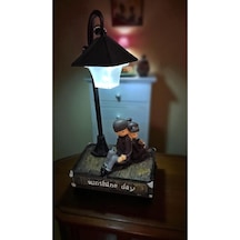 Sevdiklerinize Çok Şık Bir Işıklı Çift Biblo Ürün Boyutu En:8cm Boy:17cm