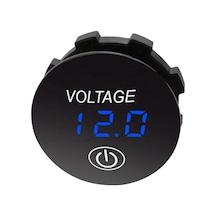 Labarka Voltmetre Soketi 12/24V Mavi