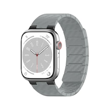 Apple Watch Uyumlu45mm Carbon Steel Kordon Saat Değildir - Yıldız Işığı