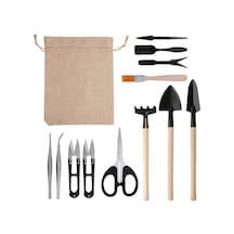 Qingmipy 13 Parçalık Mini Bahçe Alet Seti - Sukulent, Kaktüs Ve Bonsai Dikimi İçin Pratik Çapa, Makas Ve Fırça Takımı