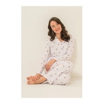 Angbutik Rolypoly Rp3913-s Kadın Gömlek Pijama Takım LILA