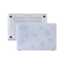 Macbook Air 13.3 İnç Kılıf A1932 A2179 A2337 M1 Uyumlu Hard Case Sert Koruyucu Kapak Pastel Çiçek Desenli İnce Hafif Çizilmeye Dayanıklı Laptop Kılıfı Mavi Belirtilmemiş