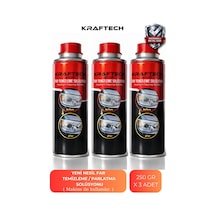 Kraftech Yeni Nesil Premium I Buharlı Araba Far Temizleme Ve Parlatma Solüsyonu I Kloroform Uyumlu 3 X 250 G