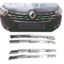 Renault Express 2021 Ve Üzeri Krom Ön Parça 4 Parça P.çelik