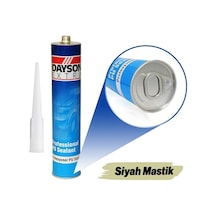 Poliüretan Pu Mastik Siyah Genel Amaçlı Silikon 280 Ml