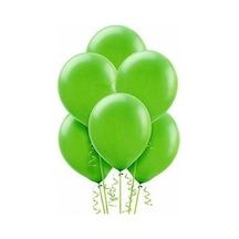Metalik Yeşil Balon 20 Adet 12 İnc Lateks Balon