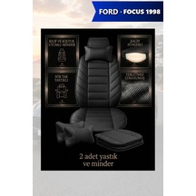 Focus 1998 Uyumlu Siyah Renk Premium Lüks 2 Adet Minder Ve Yastık