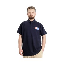 Mode Xl Büyük Beden Erkek T-Shirt Polo Absolute Destıny 23335 Lacivert 001