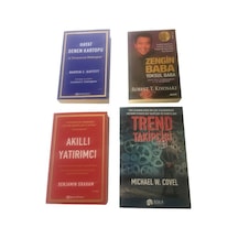 Akıllı Yatırımcı + Hayat Denen Kartopu + Zengın Baba Yoksul Baba + Trend Takıpcısı 4 Set
