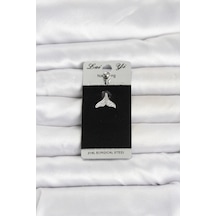 316l Cerrahi Çelik Dolphin Kuyruk Model Göbek Piercing Çok Renkli