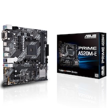 Asus Prime A520M-E AMD A520 4600 MHz (OC) DDR4 Soket AM4 mATX Anakart