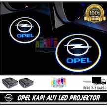 Opel Araçlar İçin Pilli Yapıştırmalı Kapı Altı Led Logo N11.10632