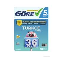 Nitelik Görev 5. Sınıf Türkçe 36 Haftalık Çalışma Föyü 3086
