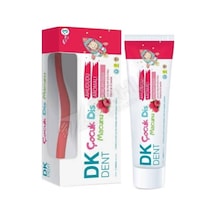 3 Adet Dk Dent Çocuk Diş Macunu + Diş Fırçalı Ahududu Aromalı 50 Ml