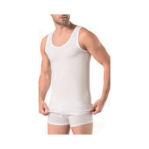 Pierre Cardin 300 Erkek Likralı Modal Atlet-beyaz