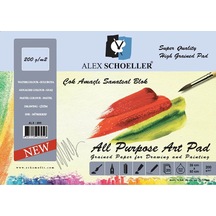 Alex Schoeller Resim Defteri Spiralli 200 Gr 35x50 Cm 15'li
