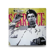Al Pacino - Scarface Tablosu - 60x60cm 7/8 Yaş