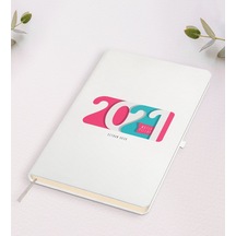 Kişiye Özel 2022 Mutlu Yıllar Beyaz Defter-6 Beyaz