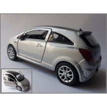 Opel Corsa Opc Metal Araba Dıecast Koleksiyon Metalik Gri