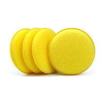 Wonkey - Oto Pasta Cila Wax Pedi Süngeri, Araba Ve Torpido Parlatma Ve Temizleme Aplikatörü, Polisaj Süngeri, Deri Koltuk Parlatma, Araç Boya Parlatma Ve Wax Uygulama Pedi 4 Adet