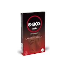 S-Box Red Kabartmalı Prezervatif 12'li