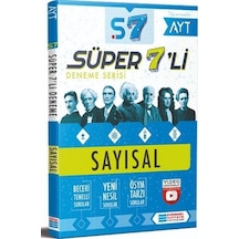 Ayt Süper 7 Li Deneme Sayısal - Evrensel Iletişim Yayınları