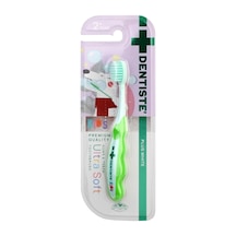 Dentıste' Kids Gum Çocuk Diş Fırçası Yeşil-turkuaz Açık Ahşap