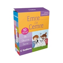 Emre ile Cemre İlk Okuma Serisi-10 Kitap Takım - Miyase Sertbarut - Tudem Yayınları