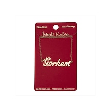 Görkem - 198 - İsimli - Csmo-tex - Kolye -sarı altın