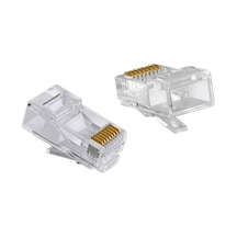Rj45 Cat6 Ethernet Konnektör Soketi 100 Adet