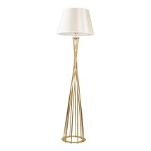 Rys Retro Lambader Köşe Lambası  Gold Krem Başlık 45cm Başlık