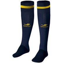 Lescon La-2172 Lacivert Sarı Tekli Futbol Çorabı 40-45 Numara