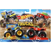 FYJ64 Hot Wheels Monster Trucks Güçlü İkili 1:64 Arabalar
