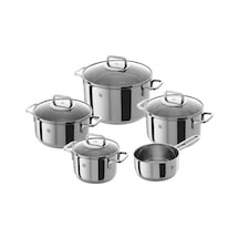 Zwıllıng 650600000 Quadro 5 Prc Celık Tencere Setı Gri