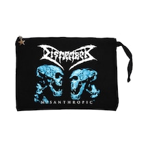 Dismember Misanthropic Siyah Clutch Astarlı Cüzdan / El Çantası Siyah