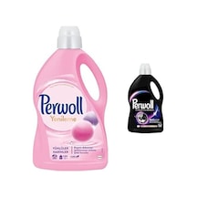 Yenileme Ferahlık 3 Litre 50 Yıkama Yünlüler & Narinler İçin Sıvı Çamaşır Deterjanı 1 X 3000 Ml Ve Perwoll Yenileme Siyahlar İçin Sıvı Deterjan 54 Yıkama 2.97 Lt 0.75 LT - 2.5 LT - 12 KG