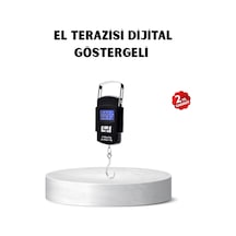 Mey İthalat Portatif Dijital El Kantarı Bavul, Kargo Ve Paket Tartı Cihazı 50 Kg