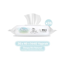 Sleepy Islak Mendil Bio Natural 1440 Yaprak