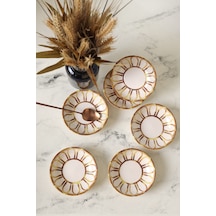 Keramika Worn Gold Halka Çerezlik / Sosluk 13 Cm 6 Adet 22967