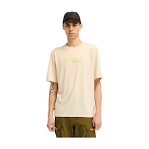 Timberland Uv-protectıon Logo Short Bej Erkek Kısa Kol T-shirt 000000000102084340 Bej-lıla