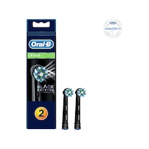 Oral-B Cross Action Şarjlı Diş Fırçası Yedek Başlığı Siyah 2'li