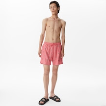 Nautica Nautıca Erkek Pembe Desenli Mayo Şort Desenli T35224t Pembe