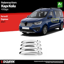 S-dizayn Renault Express Krom Kapı Kolu 4 Kapı 2021 Üzeri